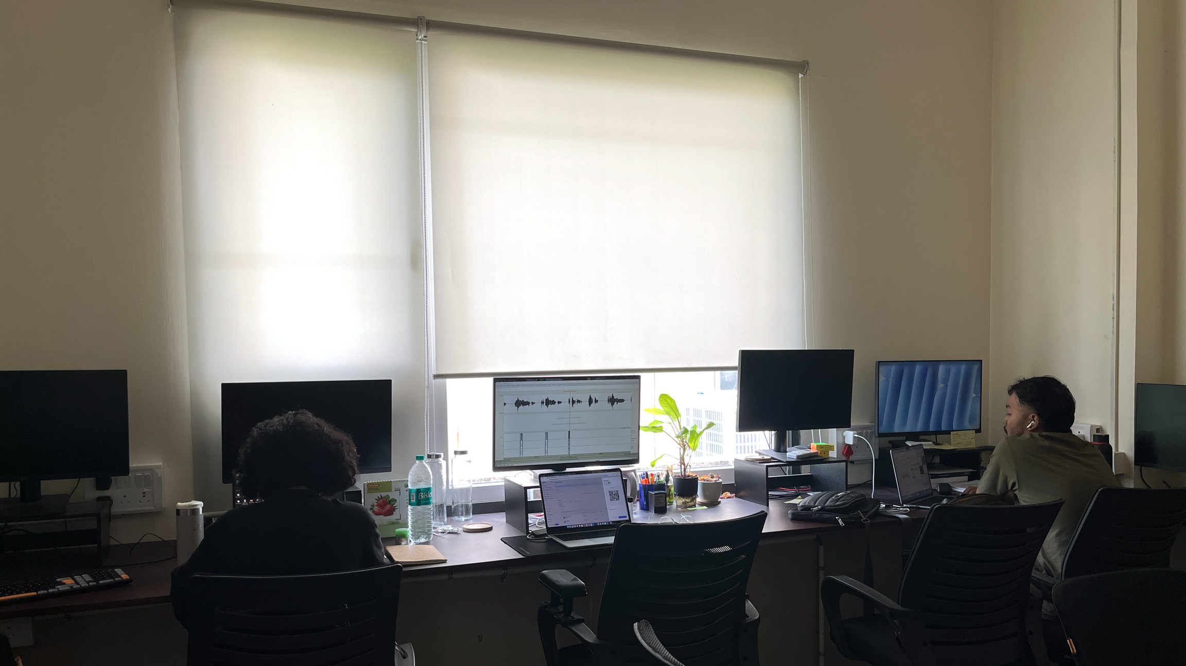 Main lab workspace