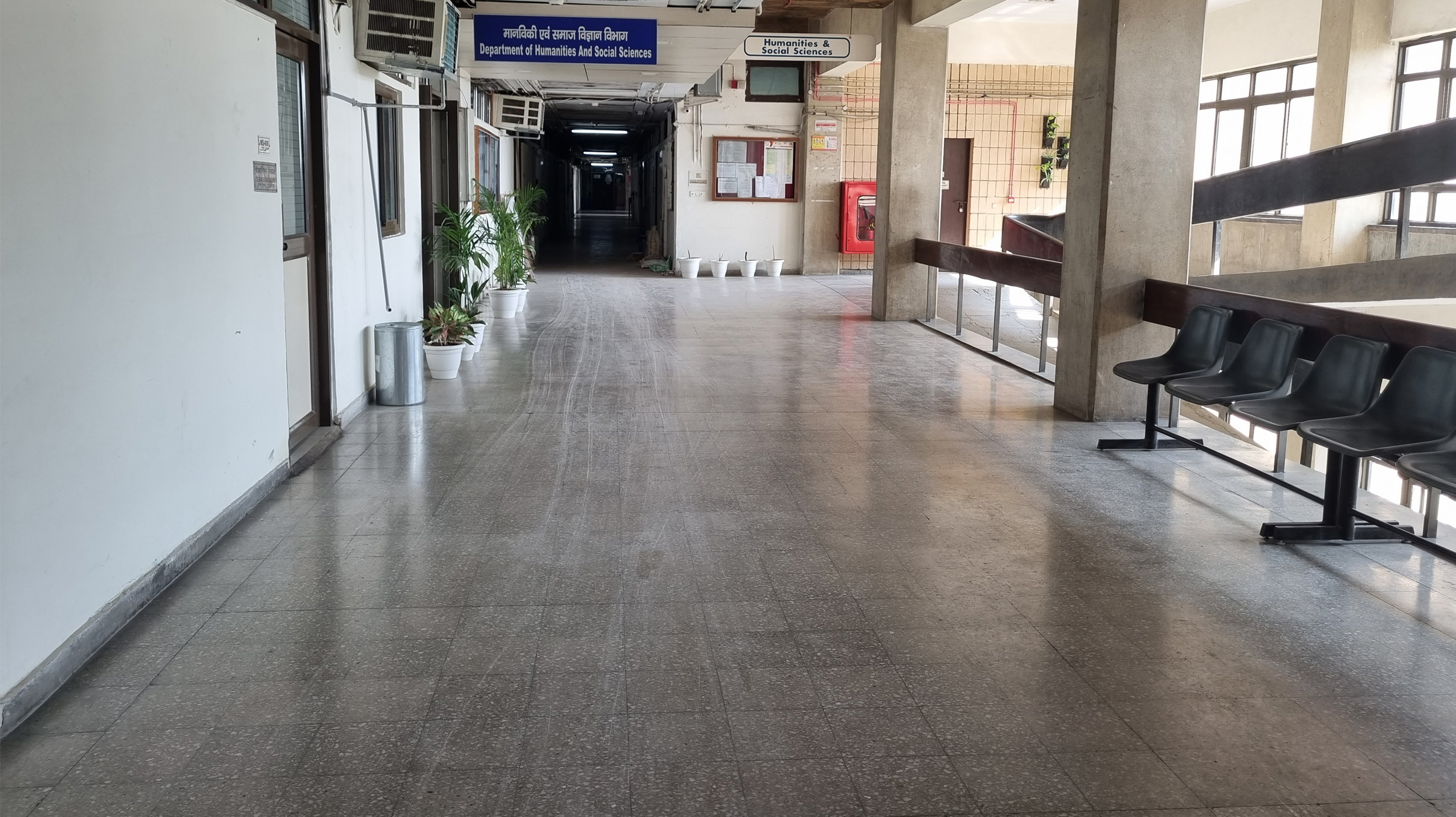 Corridor, Department of Humanities and Social Sciences